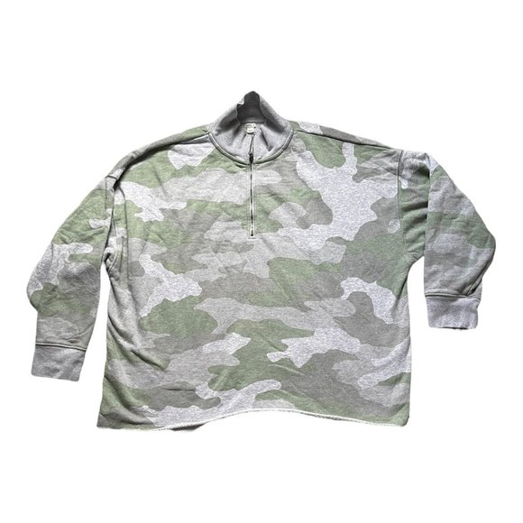 camo sweatshirt aerie
